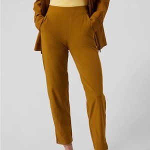 Athleta Cropped Ankle Pants in Mustard